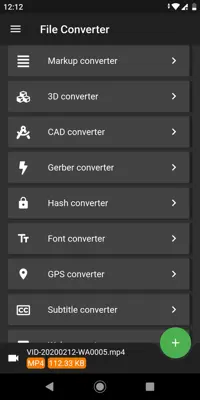 File Converter android App screenshot 1